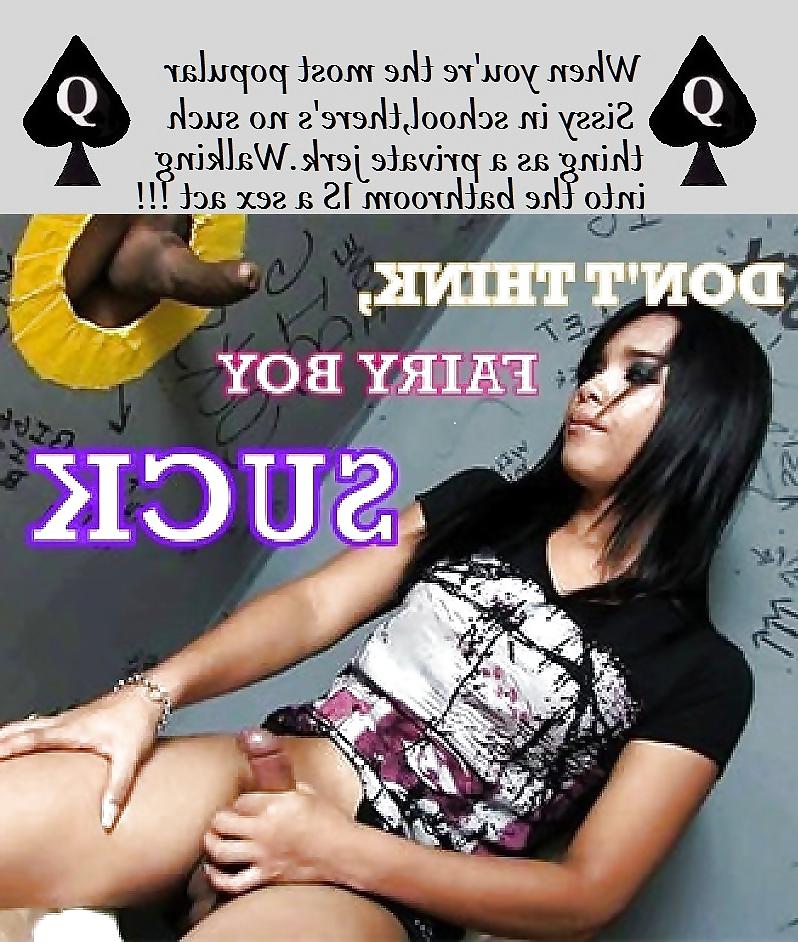 15P Interracial Captions: BBC training their Sissy's 9