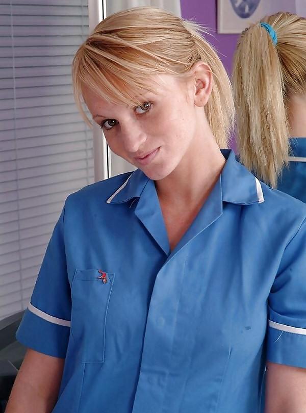 16P Blonde as a nurse