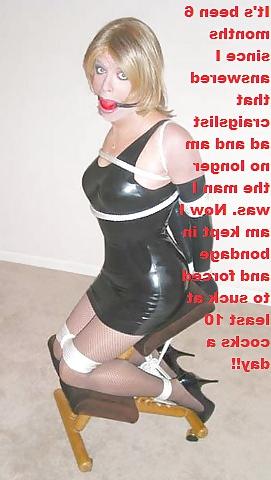 25P Crossdresser Bondage Caption