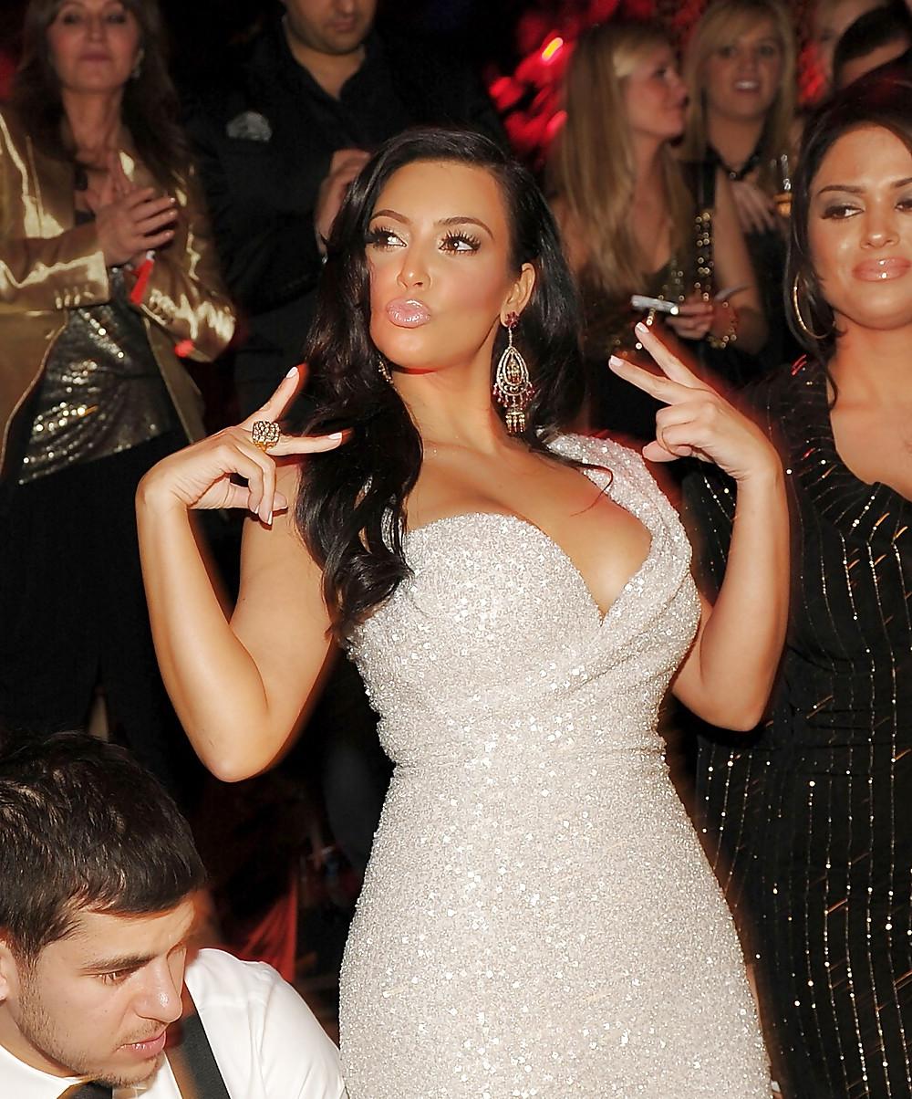 25P Kim Kardashian Hosts New Years Eve Party at Tao Nightclub