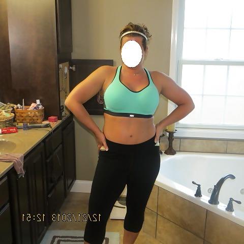 25P Wife before going to the gym