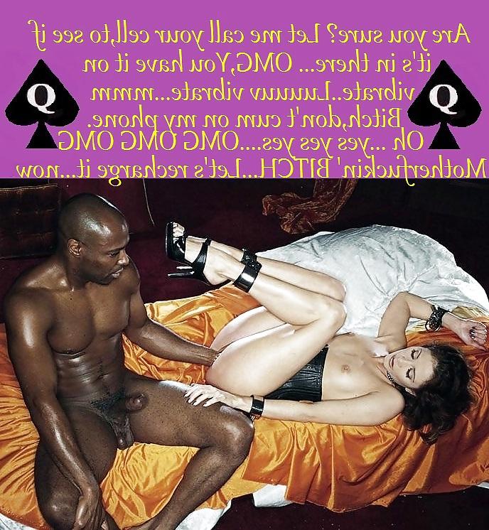 15P Interracial Captions: BBC training their Sissy's 12