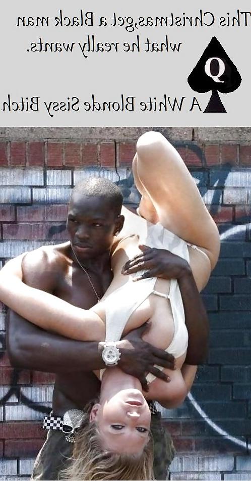 15P Interracial Captions: BBC training their Sissy's 12