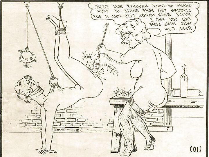 25P BDSM cartoon and submissive whore housewifes
