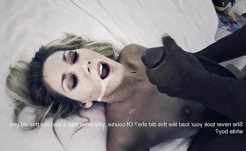 19P Captioned Interracial Slut Wife