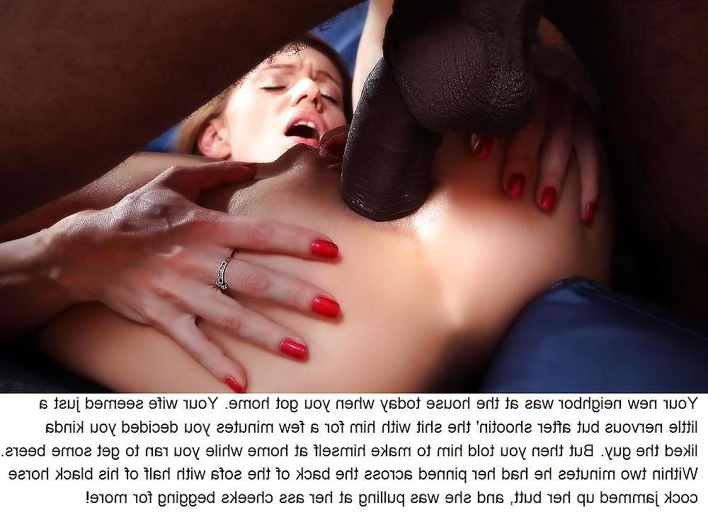 19P Captioned Interracial Slut Wife