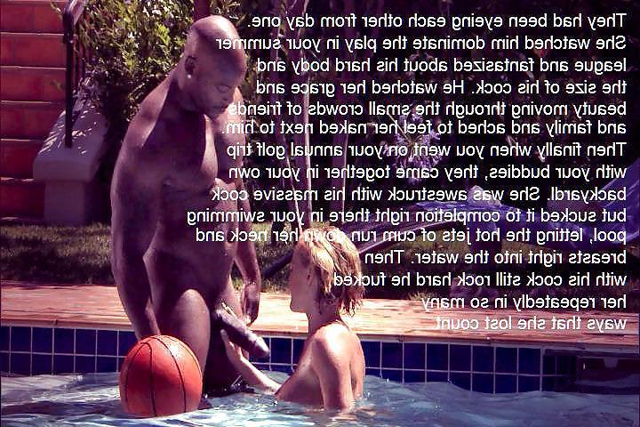 19P Captioned Interracial Slut Wife