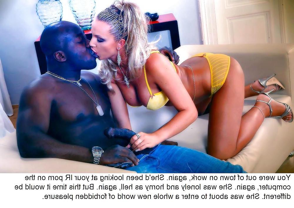 19P Captioned Interracial Slut Wife