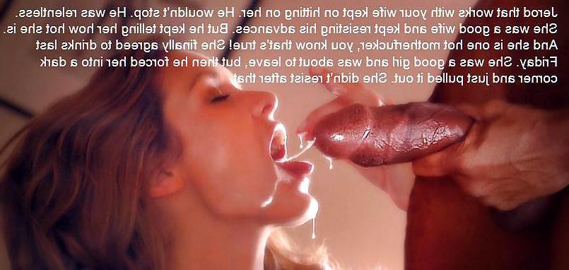 19P Captioned Interracial Slut Wife