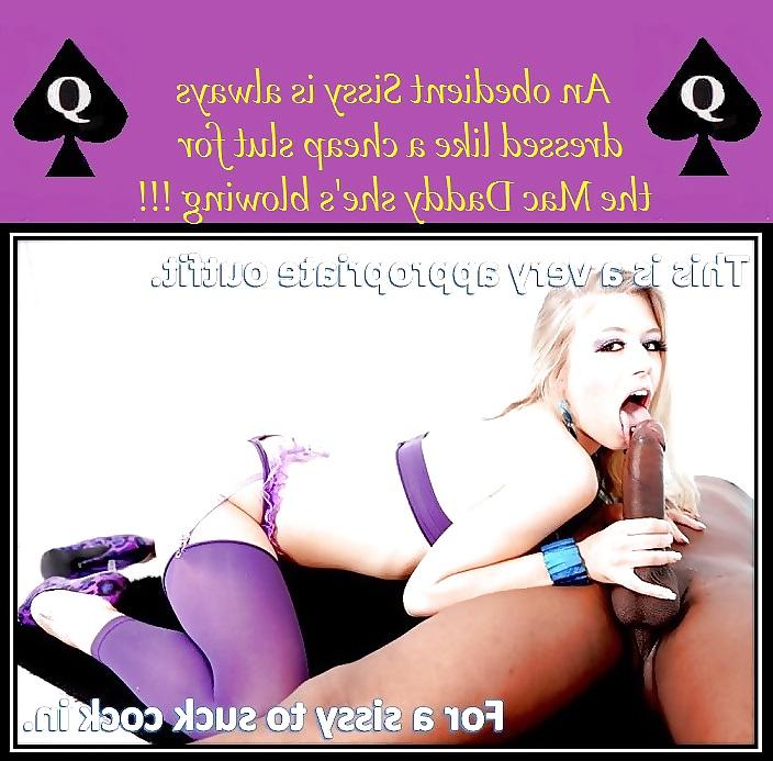 15P Interracial-Bildunterschriften: BBC trainiert ihre Sissy's 10