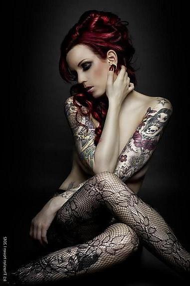 20P Beautiful Girls, Tattooed And Latex 2
