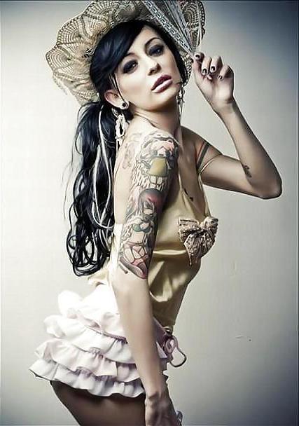 20P Beautiful Girls, Tattooed And Latex 2