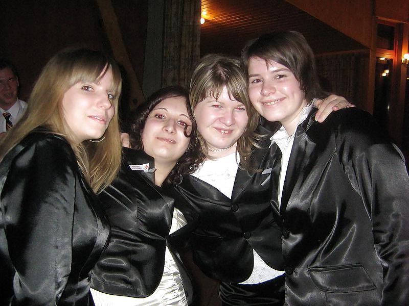 25P Amateur satin casual dresses - custumes, blouses