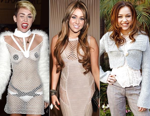 7P Miley Cyrus Wanking Material