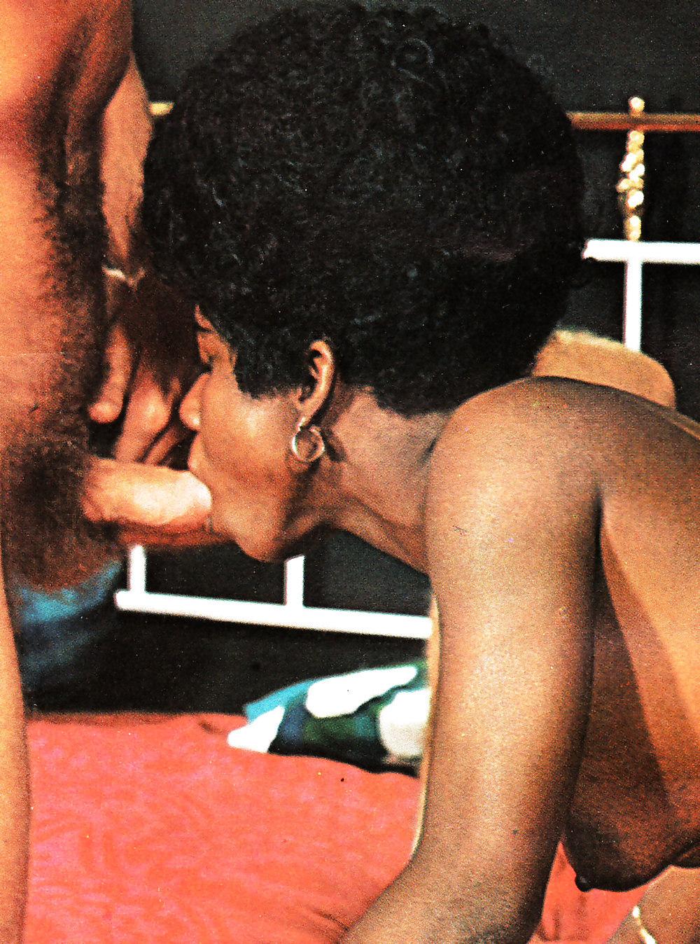 25P Vintage Interracial Group Sex