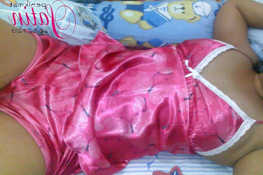 13P TANK TOP AND PANTS SATIN