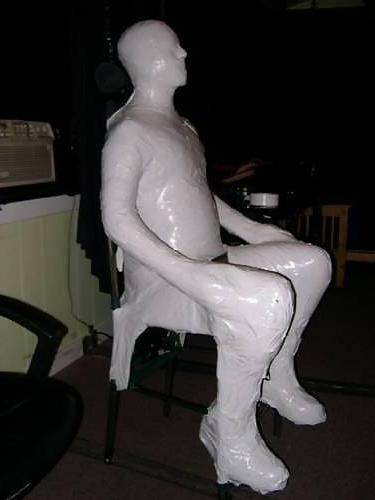 25P FETISH 2: Mummification Bondage with Plastic Wrap and Tape