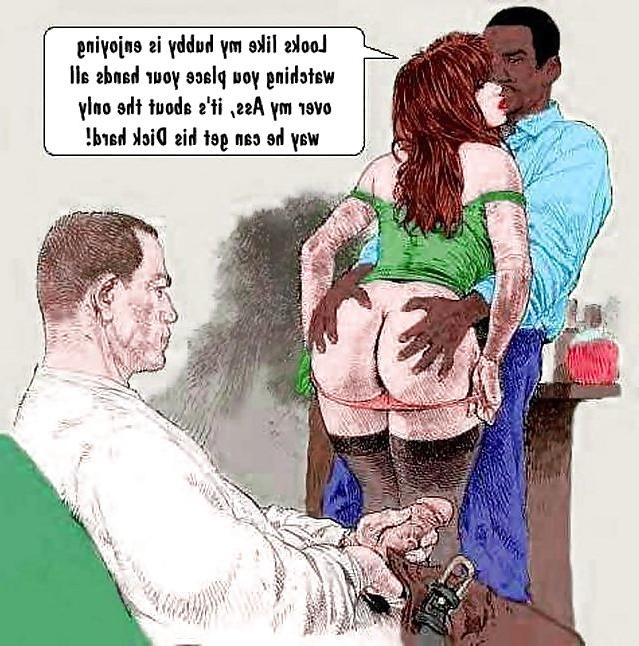 25P Interracial Cartoons
