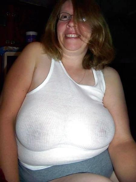 19P Braless in white shirt 5.