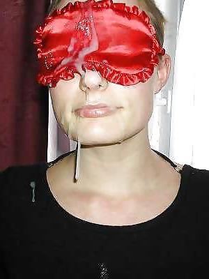 25P Blindfolded girls and women