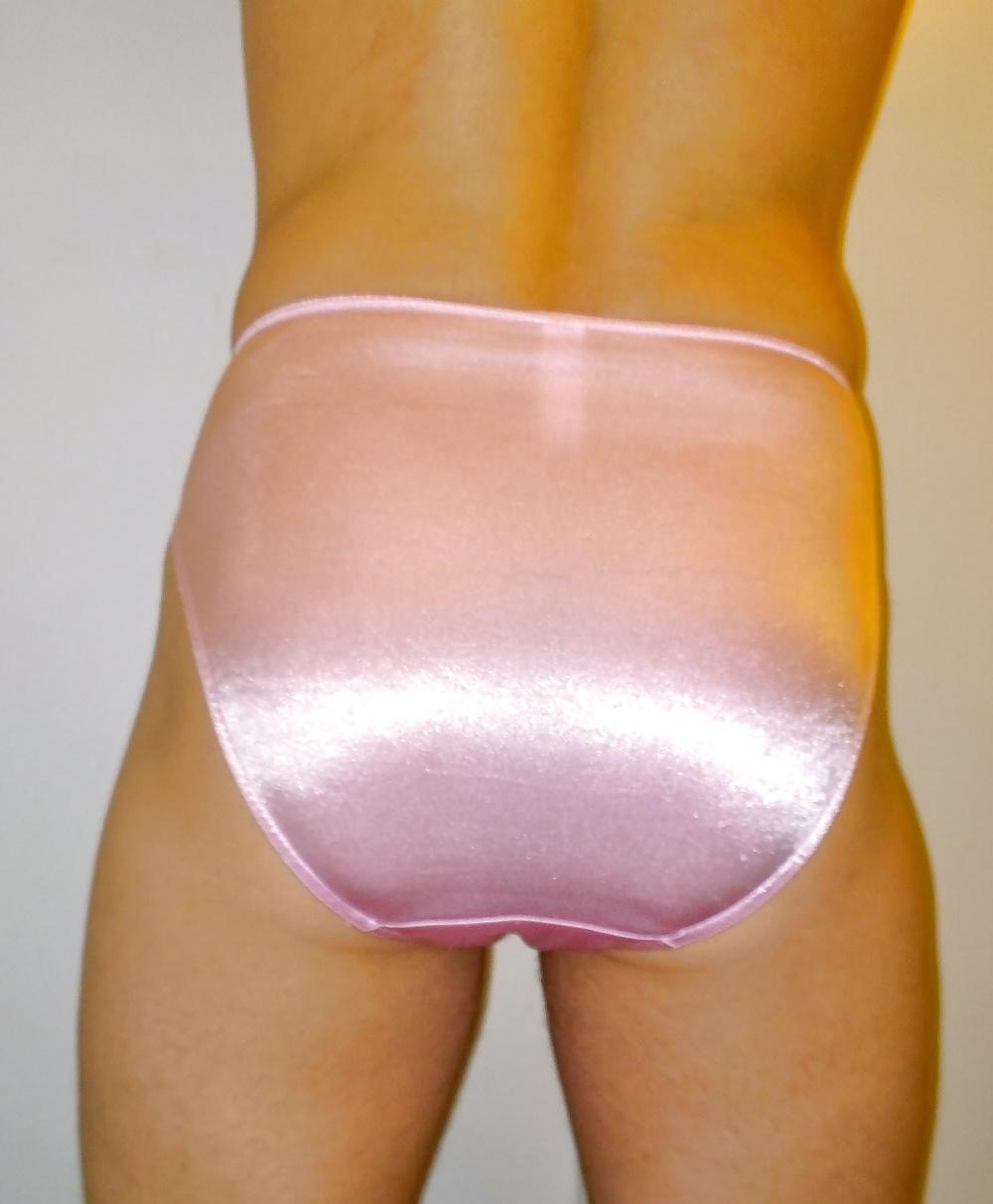 25P Satin panties fetish