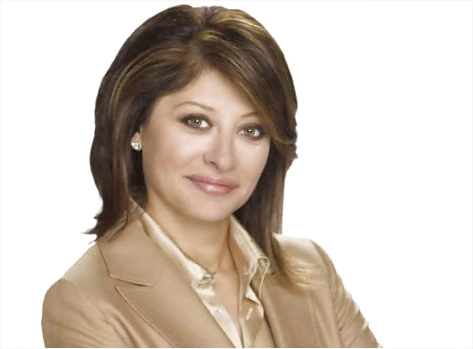 7P Maria Bartiromo - Various Satin Clothes