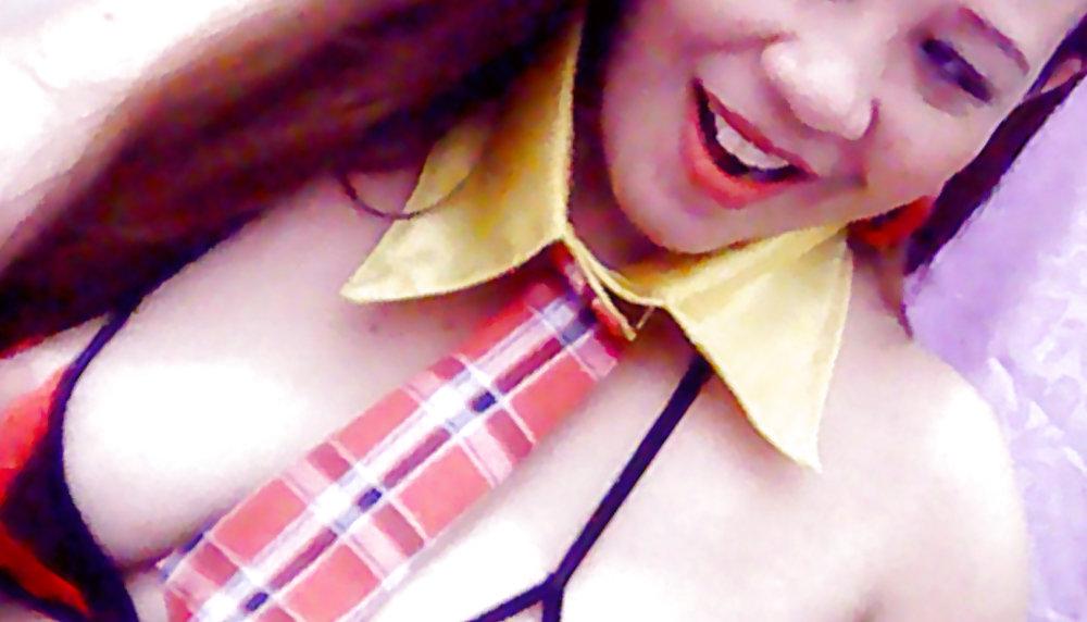 12P Belle in school uniform