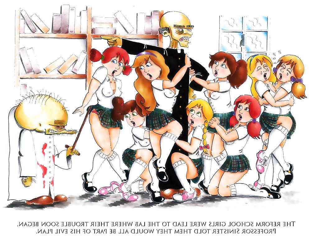 14P Reform School Girls in the Laboratory of Professor Sinister