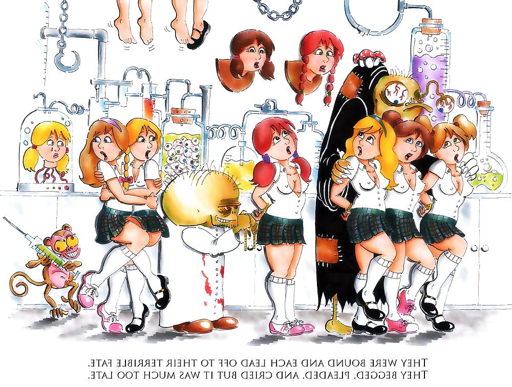 14P Reform School Girls in the Laboratory of Professor Sinister