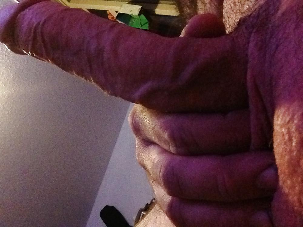 5P Wanking my 19 cm dick