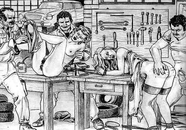 14P Classic BDSM Erotic Artwork