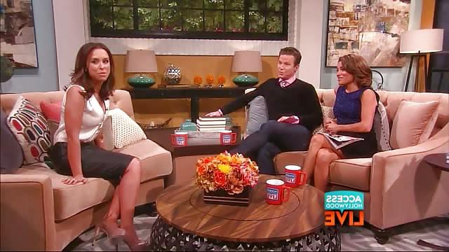 11P Lacey Chabert - White Satin Top