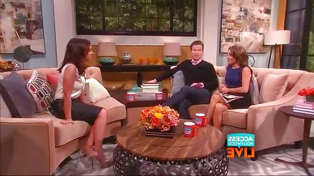 11P Lacey Chabert - White Satin Top