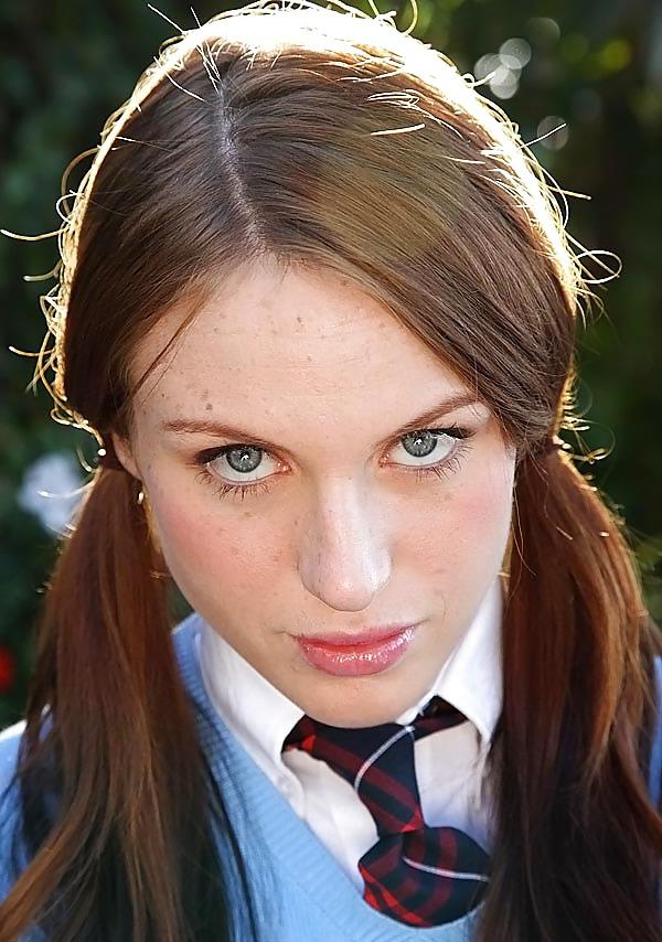 25P Ladies in school uniforms