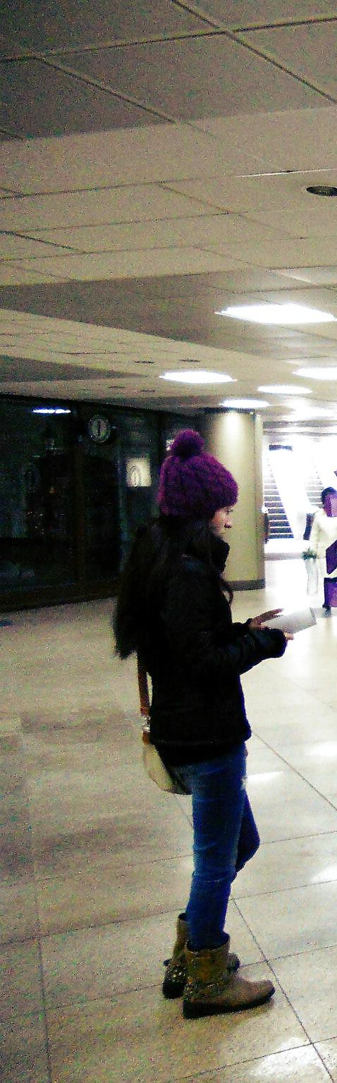 17P Spy old + young in bus, tram, tren romanian