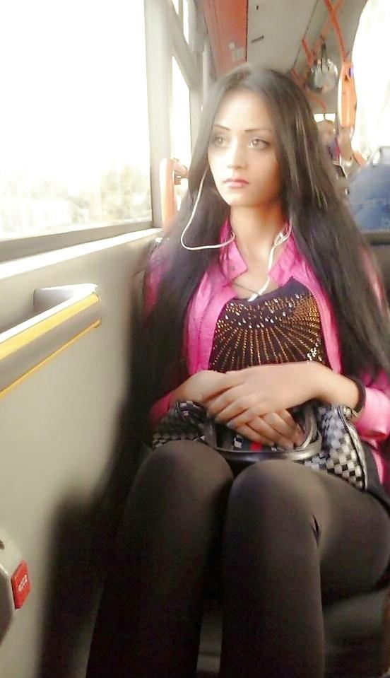 17P Spy old + young in bus, tram, tren romanian