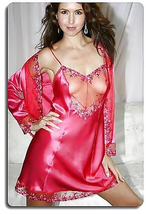 25P Satin lingerie shots