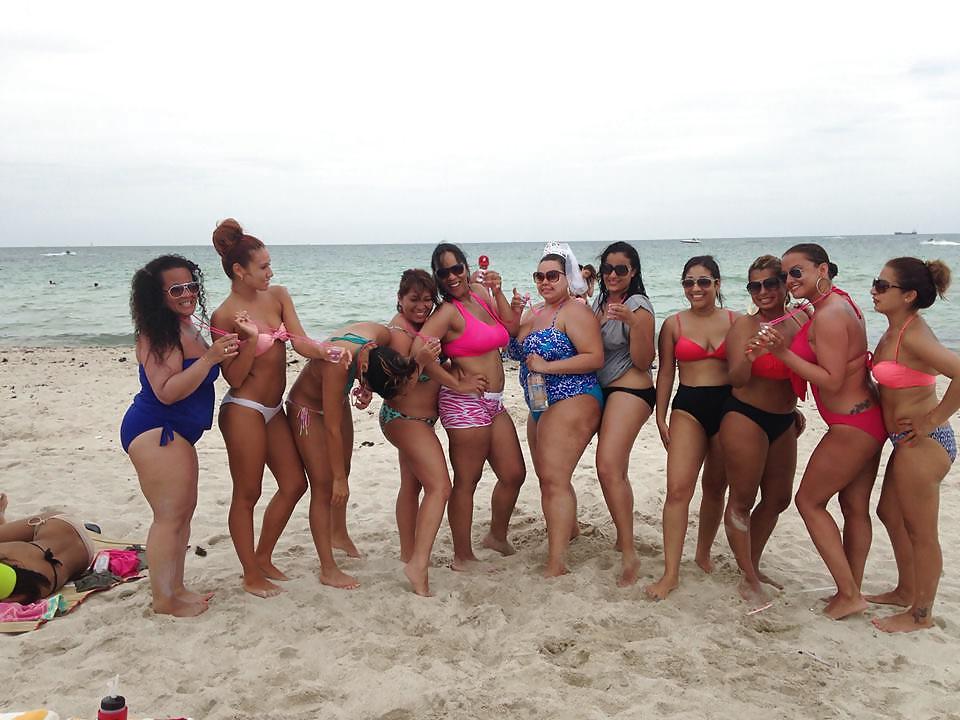 6P Latina cum dumpster 9 - which one would you fuck?