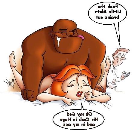 13P Interracial cartoon