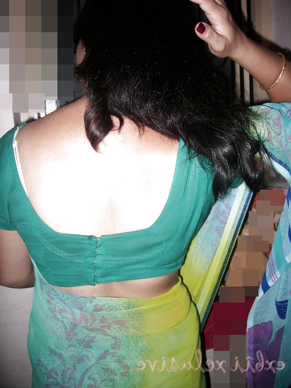 8P My wife in saree