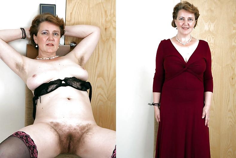 25P Dressed Undressed! Hairy mature mixed!