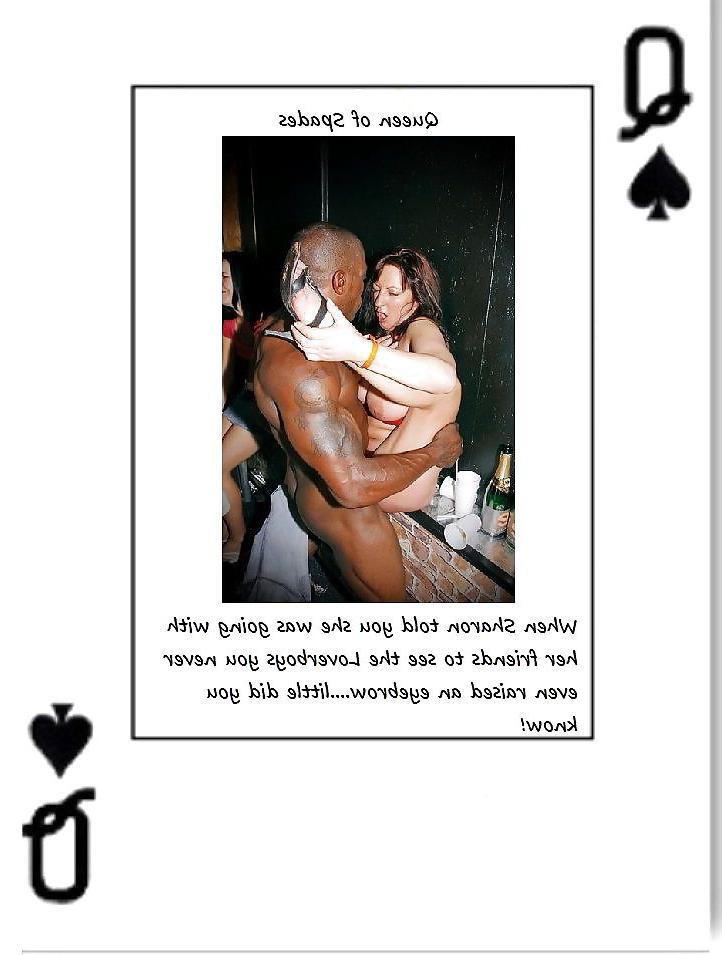 25P Interracial Cuckold Caption - Queens of Spades.