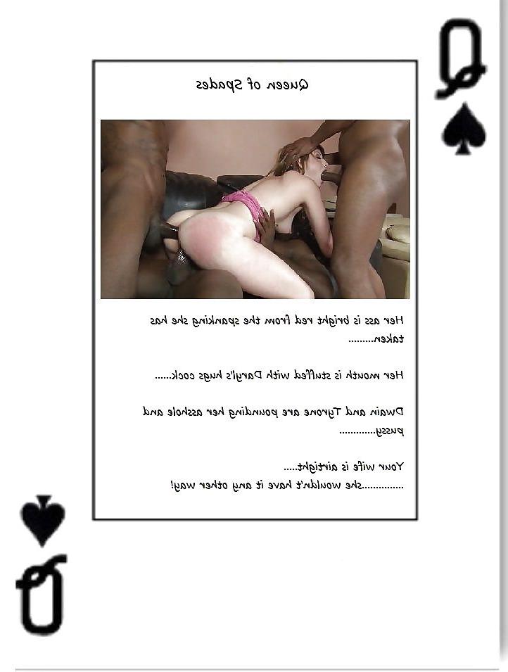 25P Interracial Cuckold Caption - Queens of Spades.