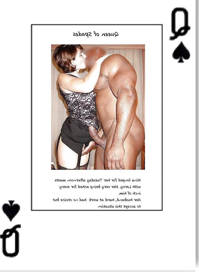 25P Interracial Cuckold Caption - Queens of Spades.