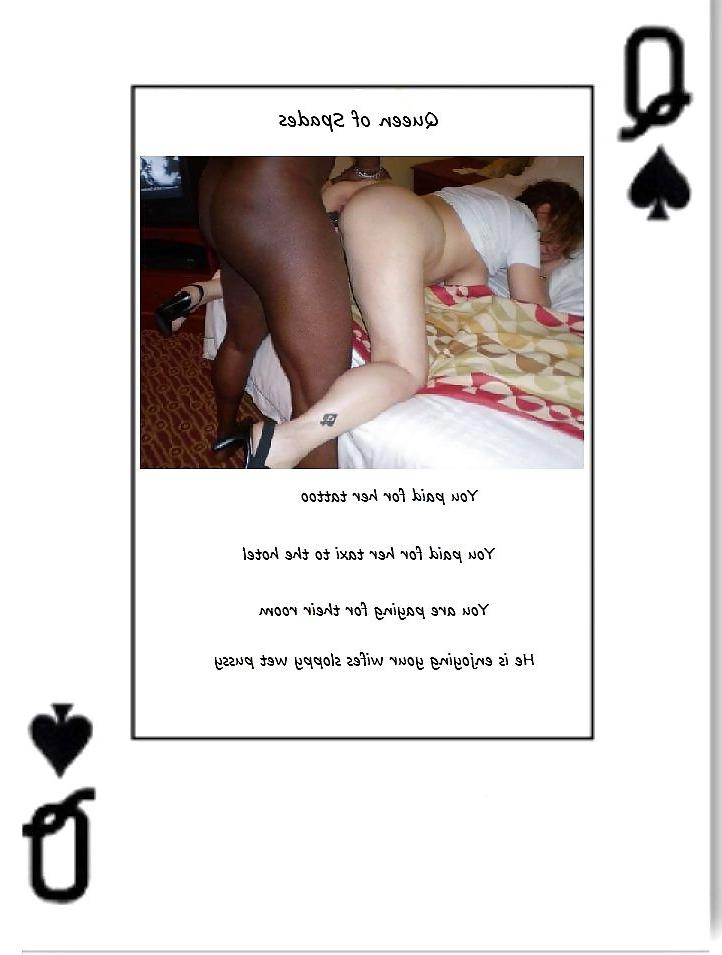 25P Interracial Cuckold Caption - Queens of Spades.