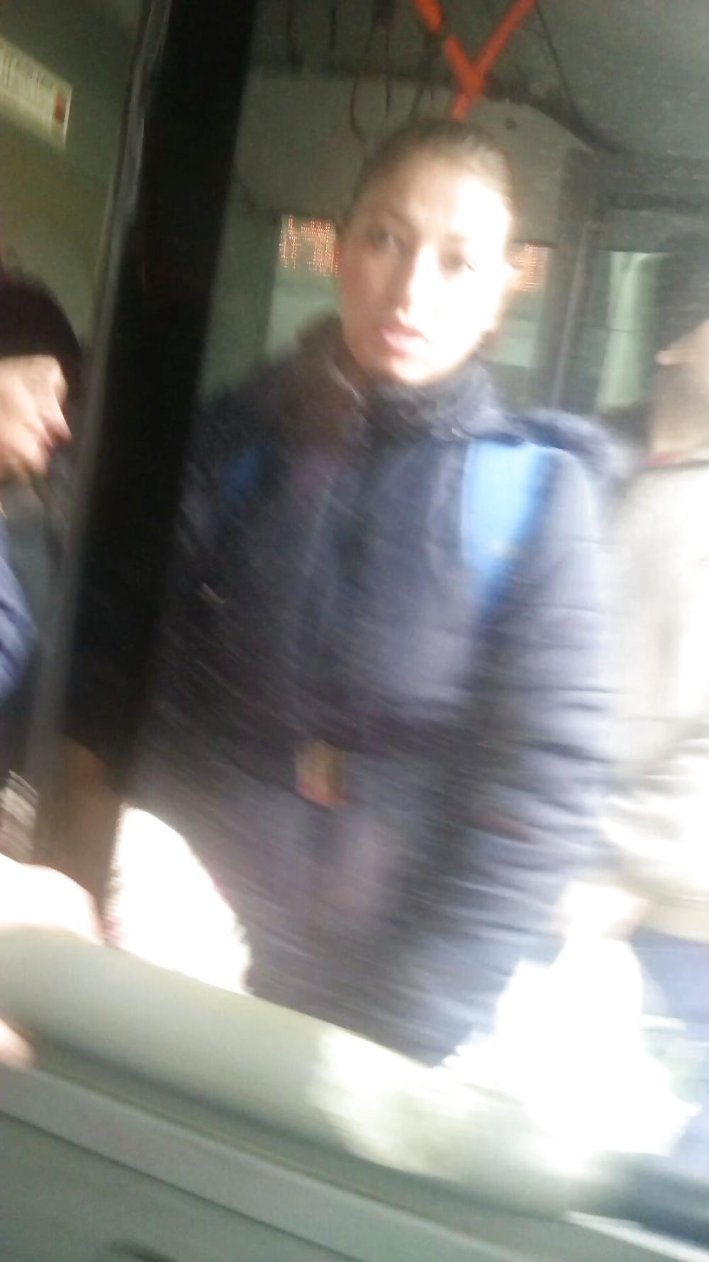 19P Spy old + young in tren, bus, station, tram romanian