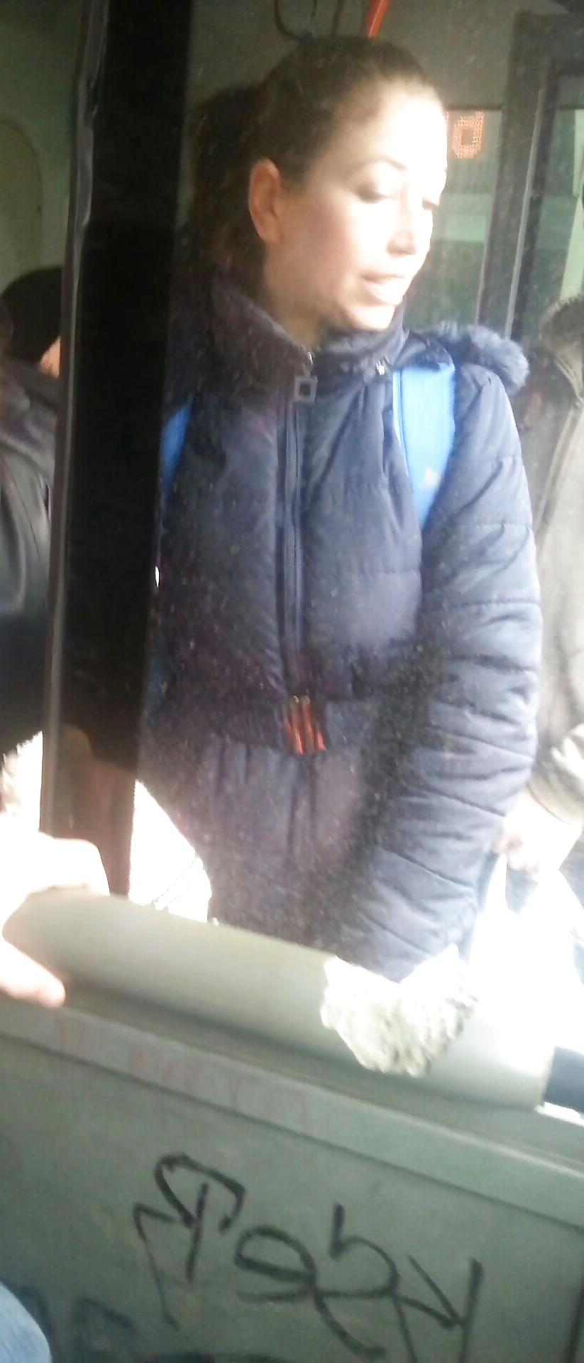 19P Spy old + young in tren, bus, station, tram romanian