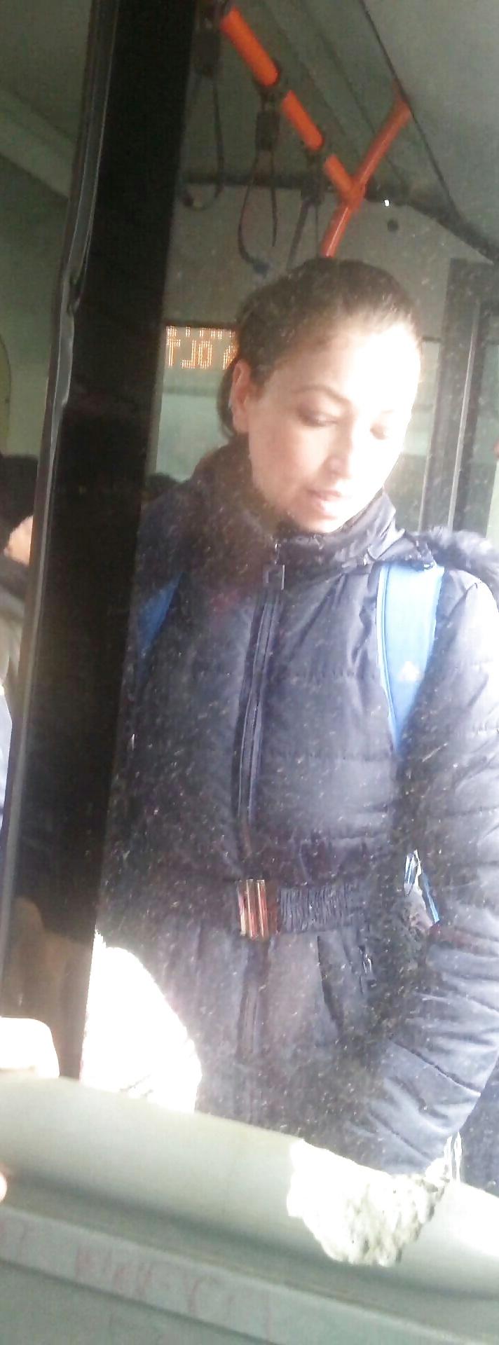 19P Spy old + young in tren, bus, station, tram romanian