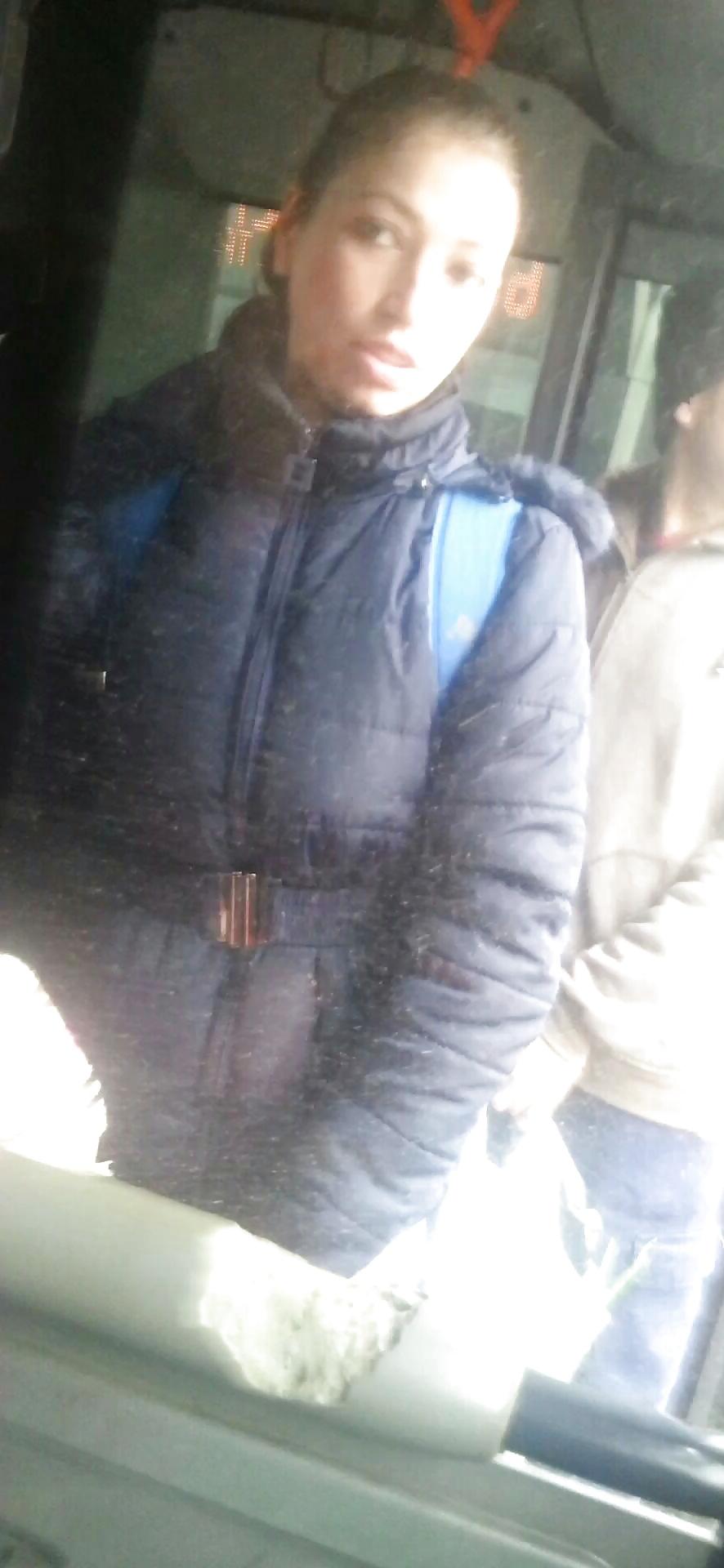 19P Spy old + young in tren, bus, station, tram romanian