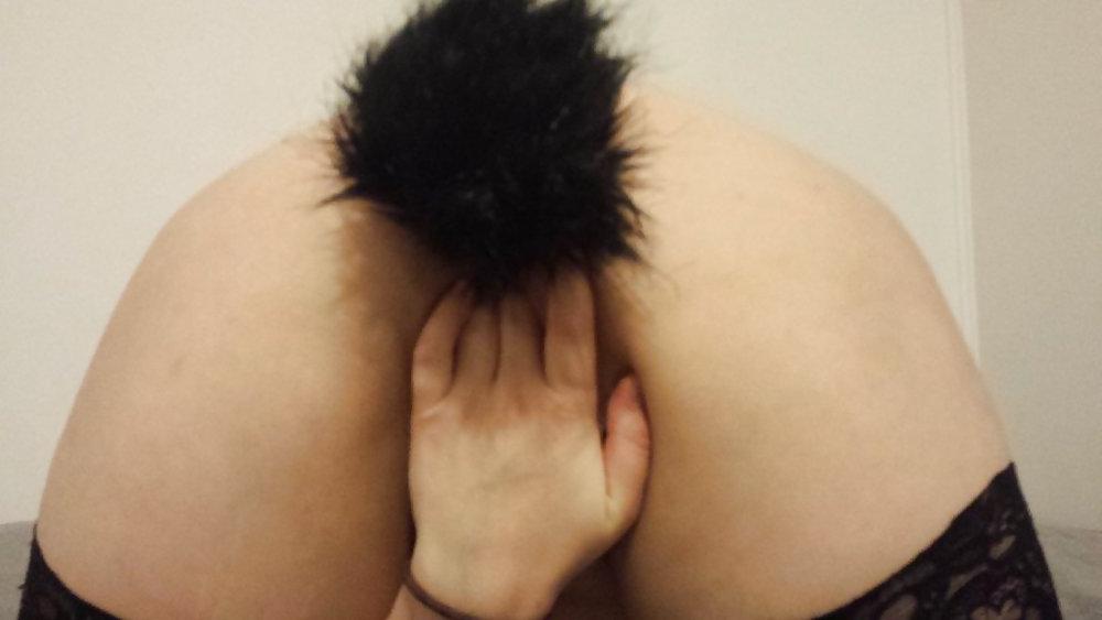 10P Cute girl bunny with tail fucking owner